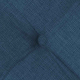Cuscini per Seduta 2 pcs Blu 40 x 40 x 6 cm Tessuto