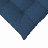 Cuscini per Seduta 2 pcs Blu 40 x 40 x 6 cm Tessuto