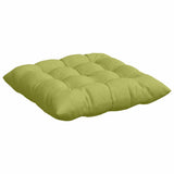 Cuscini per Seduta 2 pcs Verde chiaro 40 x 40 x 6 cm Tessuto