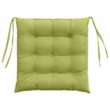 Cuscini per Seduta 2 pcs Verde chiaro 40 x 40 x 6 cm Tessuto