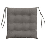 Cuscini per Seduta 4 pcs Grigio chiaro 40 x 40 x 6 cm