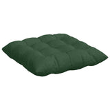 Cuscini per Seduta 4 pcs Verde Scuro 40 x 40 x 6 cm