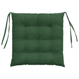 Cuscini per Seduta 4 pcs Verde Scuro 40 x 40 x 6 cm