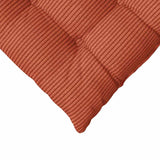 Cuscini per Seduta 4 pcs Rosso Arancio 40 x 40 x 6 cm