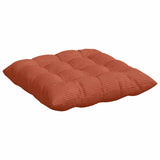 Cuscini per Seduta 4 pcs Rosso Arancio 40 x 40 x 6 cm