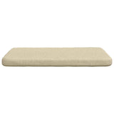 Cuscini per Seduta 4 pcs Crema 40 x 40 x 3 cm Tessuto