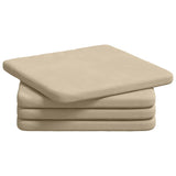 Cuscini per Seduta 4 pcs Crema 40 x 40 x 3 cm