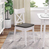 Cuscini per Seduta 4 pcs Grigio chiaro 40 x 40 x 3 cm