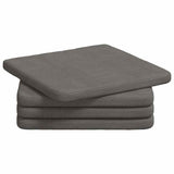 Cuscini per Seduta 4 pcs Grigio chiaro 40 x 40 x 3 cm