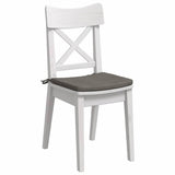 Cuscini per Seduta 4 pcs Grigio chiaro 40 x 40 x 3 cm