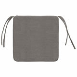 Cuscini per Seduta 4 pcs Grigio chiaro 40 x 40 x 3 cm