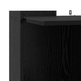 Rifugio per lettiera per gatti Rovere nero 53 x 53 x 51 cm