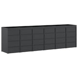 Contenitore per Rifiuti per 6 Bidoni Antracite