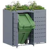 Contenitore per Rifiuti per 2 Bidoni Grigio chiaro