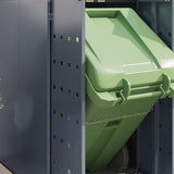 Contenitore per Rifiuti per 3 Bidoni Grigio chiaro