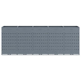 Contenitore per Rifiuti per 5 Bidoni Grigio chiaro