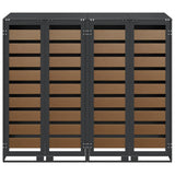 Contenitore per Rifiuti per 3 Bidoni Antracite