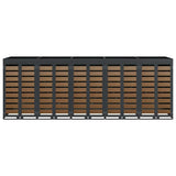 Contenitore per Rifiuti per 3 Bidoni Antracite