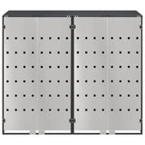 Contenitore per Rifiuti per 3 Bidoni Antracite