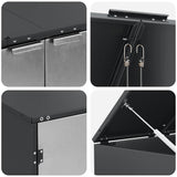 Contenitore per Rifiuti per 3 Bidoni Antracite