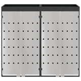 Contenitore per Rifiuti per 3 Bidoni Antracite