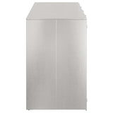 Contenitore per Rifiuti per 3 Bidoni Argento