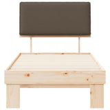 Letto con Testiera Rivestita Talpa 75 x 190 cm Pino massello