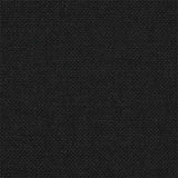 Letto con Testiera Rivestita Nero 100 x 200 cm Pino massello
