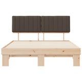 Letto con Testiera Rivestita Talpa 160 x 200 cm Pino massello
