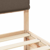 Letto con Testiera Rivestita Talpa 75 x 190 cm Pino massello