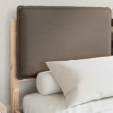 Letto con Testiera Rivestita Talpa 140 x 200 cm