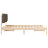 Letto con Testiera Rivestita Talpa 140 x 200 cm