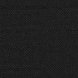 Letto con Testiera Rivestita Nero 80 x 200 cm Pino massello