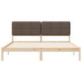 Letto con Testiera Rivestita Talpa 180 x 200 cm Pino massello