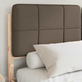 Letto con Testiera Rivestita Talpa 150 x 200 cm Pino massello