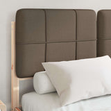 Letto con Testiera Rivestita Talpa 120 x 190 cm Pino massello