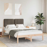 Letto con Testiera Rivestita Talpa 120 x 190 cm Pino massello
