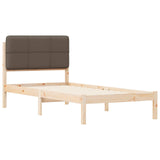 Letto con Testiera Rivestita Talpa 80 x 200 cm Pino massello