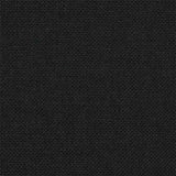 Letto con Testiera Rivestita Nero 160 x 200 cm Pino massello