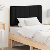 Testiera imbottita Marrone e Nero 80 cm Pino massello