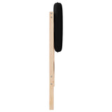Testiera imbottita Marrone e Nero 80 cm Pino massello