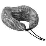 Cuscino da Viaggio per il Collo Grigio 30 x 28 x 14 cm