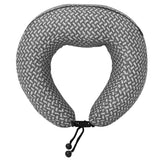 Cuscino da Viaggio per il Collo Grigio 30 x 28 x 14 cm