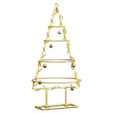 Albero di Natale in metallo con supporto Oro 60 cm