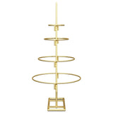 Albero di Natale in metallo con supporto Oro 60 cm