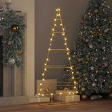 Albero di Natale in metallo con supporto Oro 125 cm