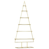 Albero di Natale in metallo con supporto Oro 150 cm