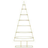 Albero di Natale in metallo con supporto Oro 180 cm