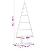 Albero di Natale in metallo con supporto Oro 60 cm