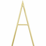 Albero di Natale in metallo con supporto Oro 90 cm